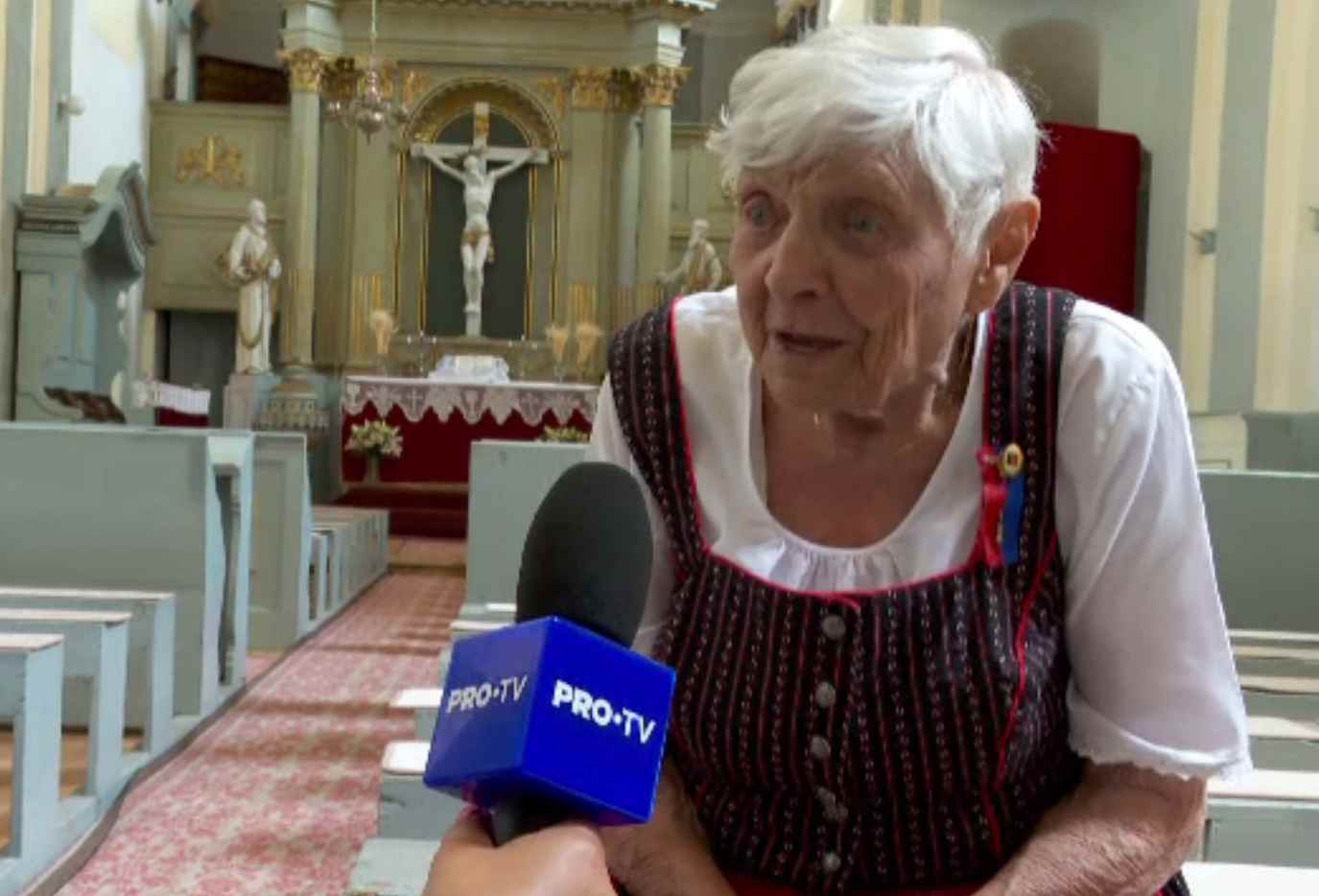 Cea mai vârstnică săsoaică, aniversată la sărbătoarea KronenFest: „Tinerețea mă apasă”