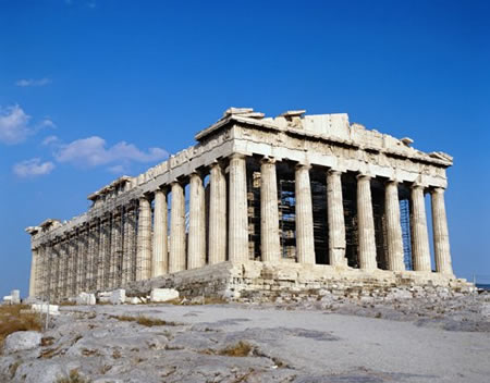 Protest fara precedent pe Acropole