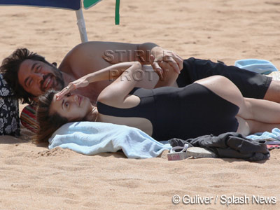 Penelope Cruz si Javier Bardem, in tandreturi la plaja. Un bebe in curand!?