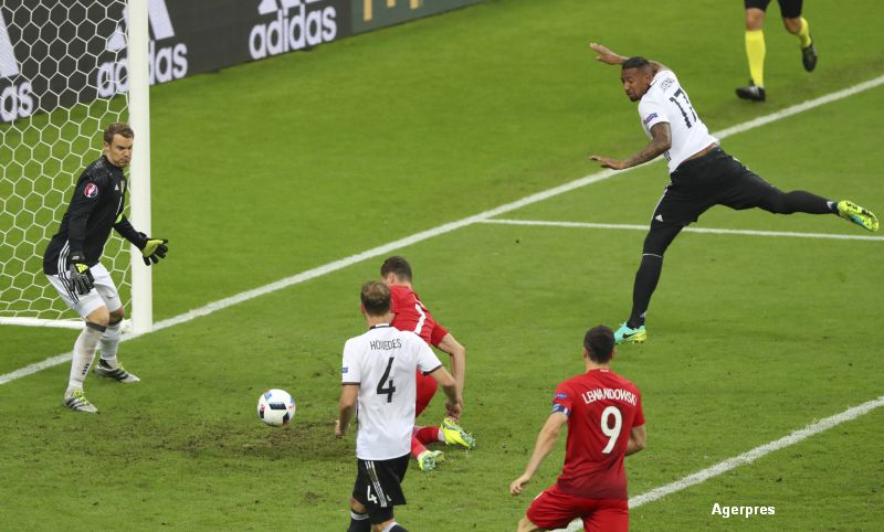 GERMANIA - POLONIA 0-0. Primul meci fara gol marcat de la UEFA EURO 2016. Milik a ratat ocazia turneului. VIDEO