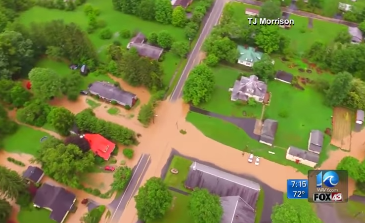 Inundatii grave in SUA. 23 de oameni au murit in Virginia occidentala, s-au deschis zeci de centre pentru sinistrati. VIDEO