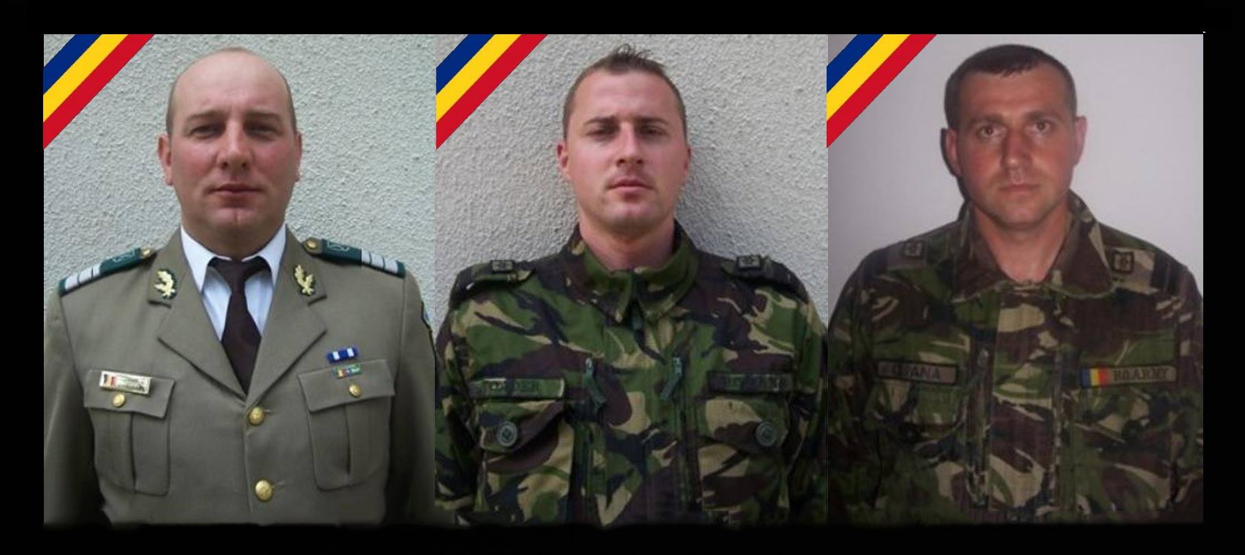 Cine sunt cei trei soldati morti in accidentul din Arges. Ceremonii de comemorare la toate unitatile militare din tara