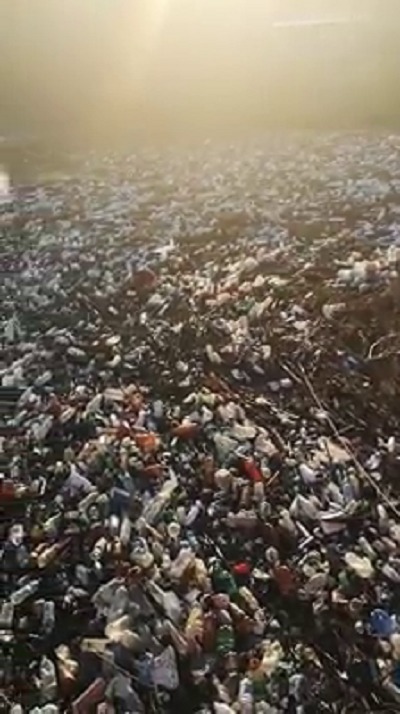 Poluare pe Dunăre. Video cu tonele de deșeuri strânse la Galați, după inundații - Imaginea 6