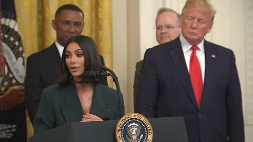 Kim Kardashian, discurs la Casa Albă despre reintegrarea foștilor deținuți în societate