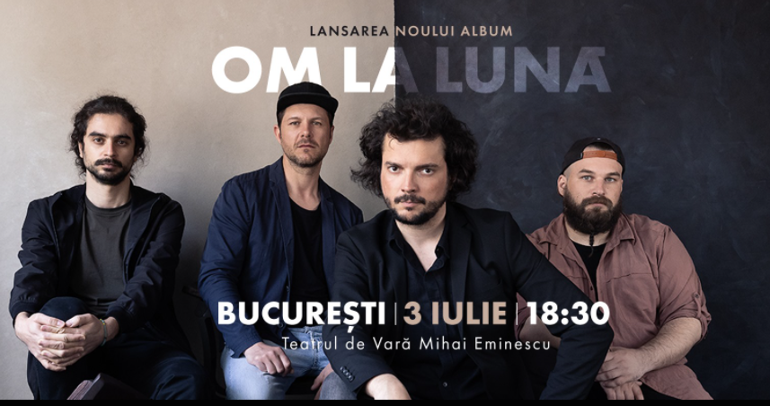 Trupa om la lună își lansează albumul de debut printr-un concert la Teatrul de Vară Eminescu din București