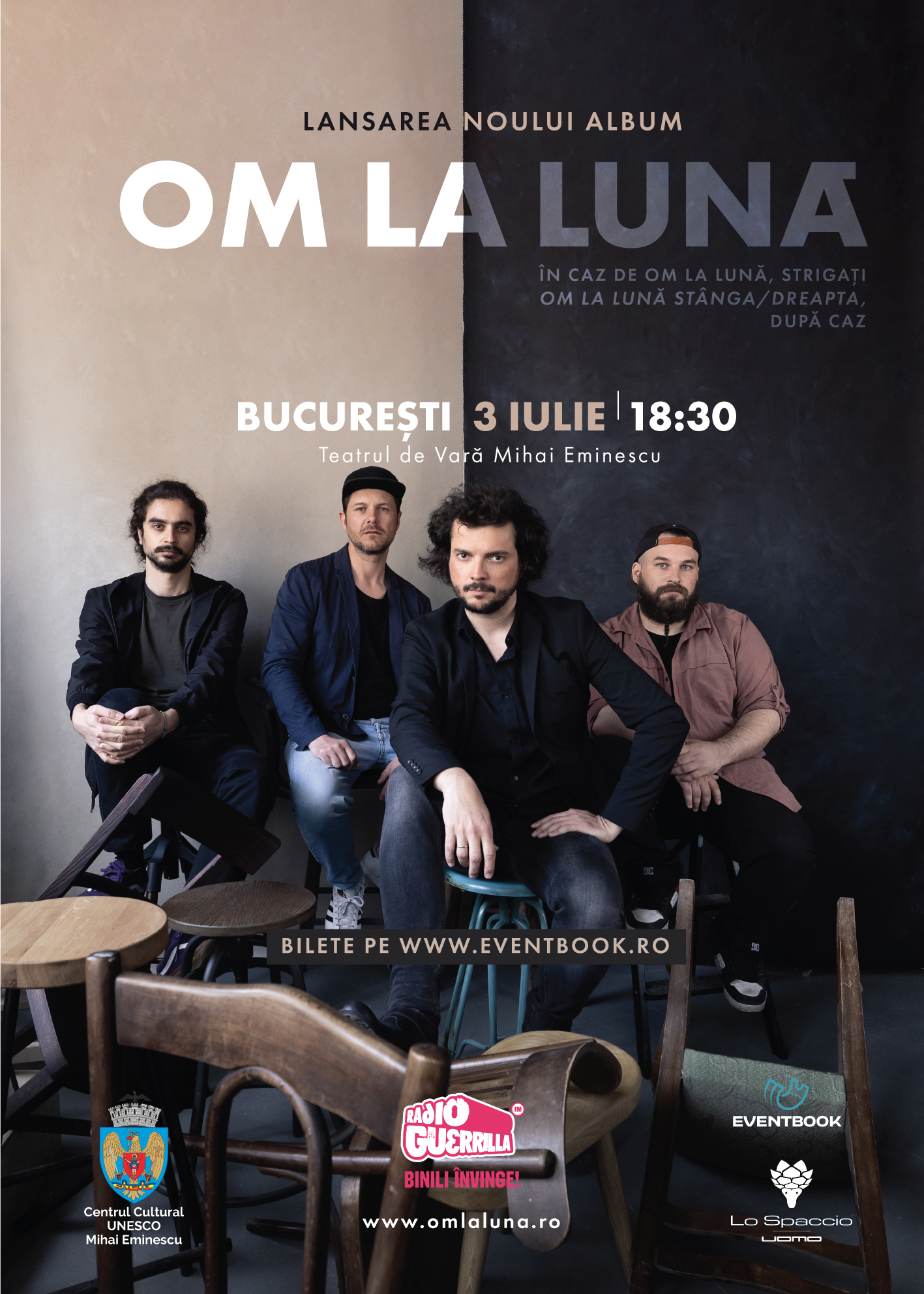 Trupa om la lună își lansează albumul de debut printr-un concert la Teatrul de Vară Eminescu din București - Imaginea 3