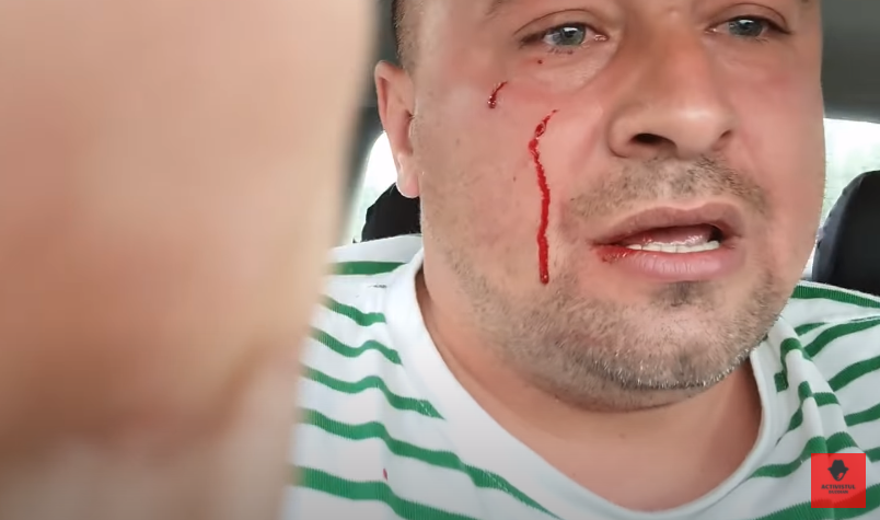 VIDEO. Activist din Buzău, bătut de față cu 2 polițiști: ”Mor cu poliția, nu se poate așa ceva”