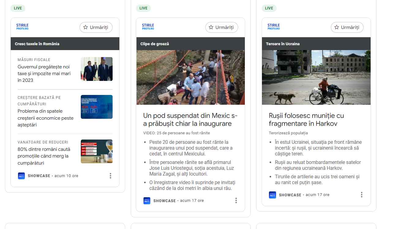 Google lansează în România Google News Showcase, un nou program dedicat industriei media