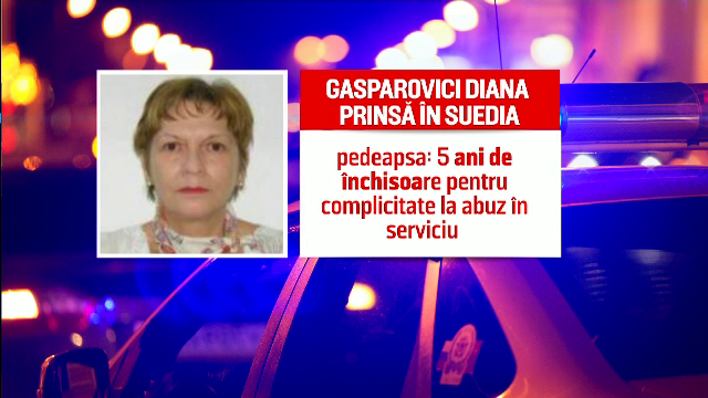 Diana Gasparovici, condamnată alături de Adrian Năstase în dosarul Trofeul Calității, prinsă după 10 ani de la fuga din țară