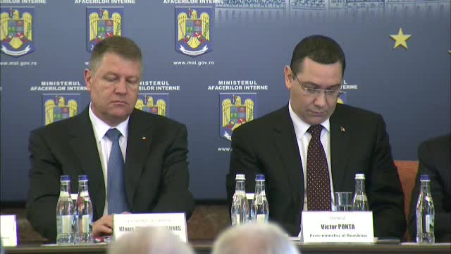 Klaus Iohannis, Victor Ponta si Codruta Kovesi la bilantul MAI. Ioan Rus a comparat-o pe sefa DNA cu Vlad Tepes