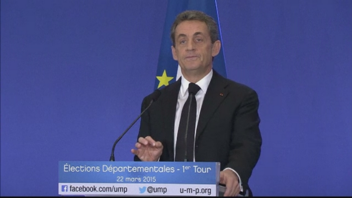Revenirea lui Nicolas Sarkozy in prim-plan, tot mai posibila. Opozitia de dreapta a castigat primul tur al alegerilor locale
