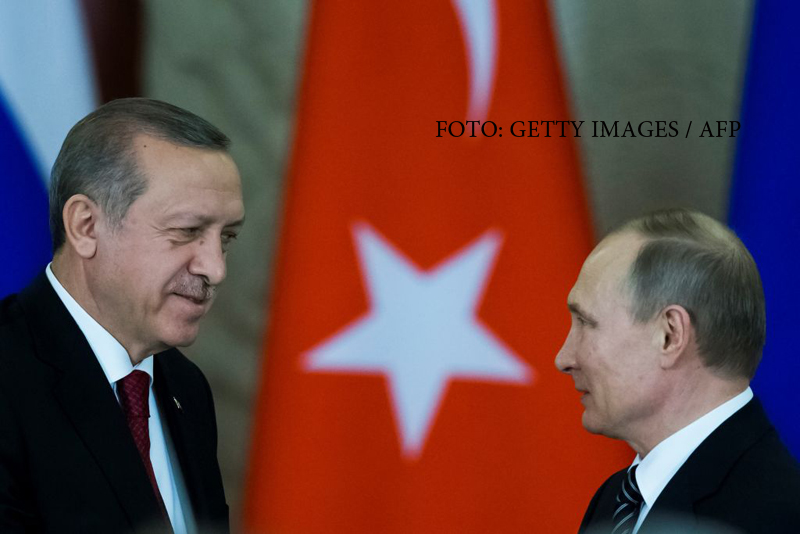 Intalnire Putin-Erdogan, la Kremlin. Planul prin care cei doi lideri isi impart sferele de influenta in Siria