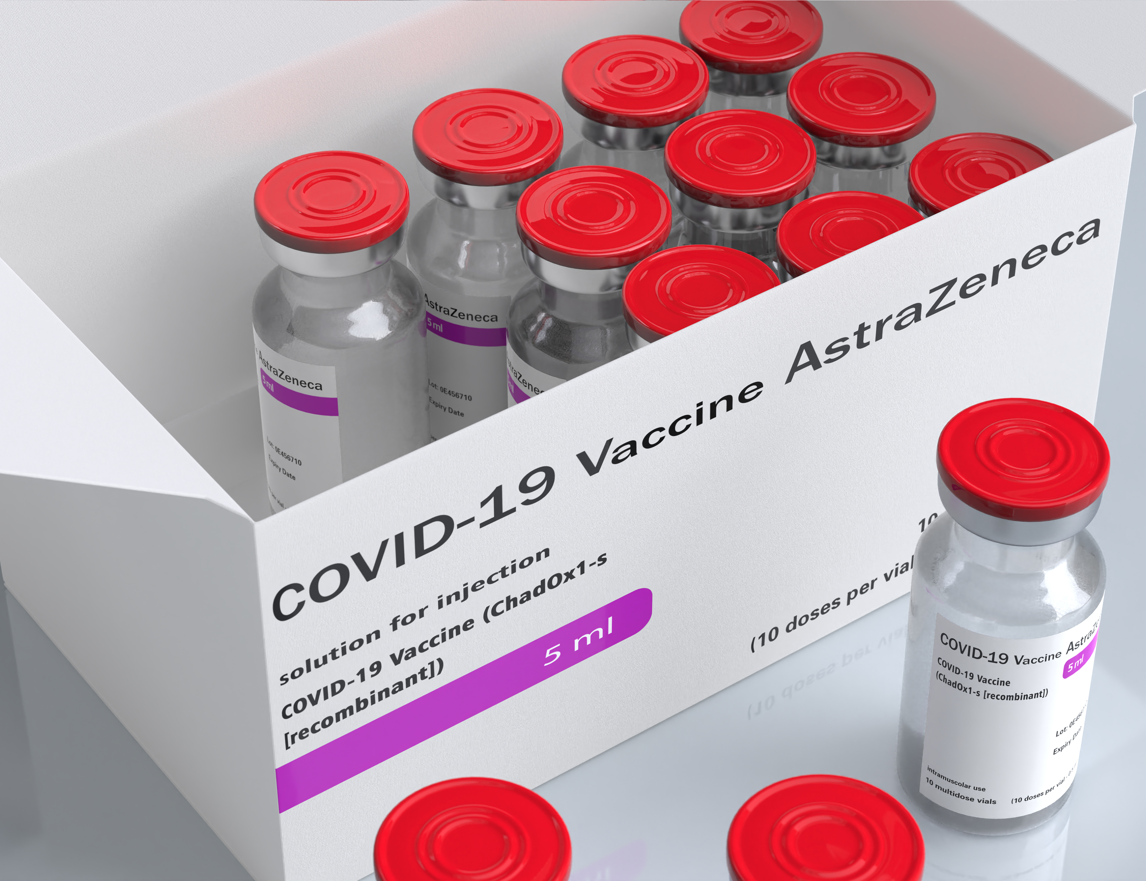 AstraZeneca a anunțat că nu există vreo dovadă a unui risc crescut de formare de cheaguri sanguine după vaccinare