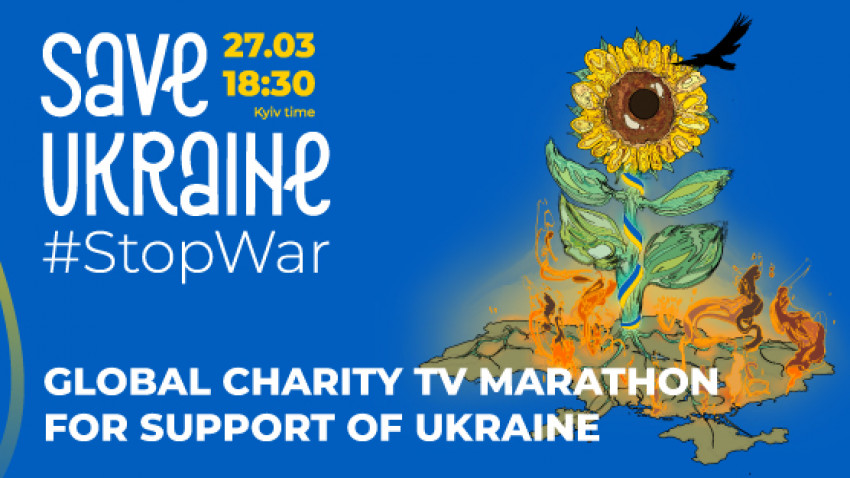 Concertul internațional de caritate Save Ukraine – #StopWar va avea loc pe 27 martie. Îl puteți vedea live pe PRO TV PLUS