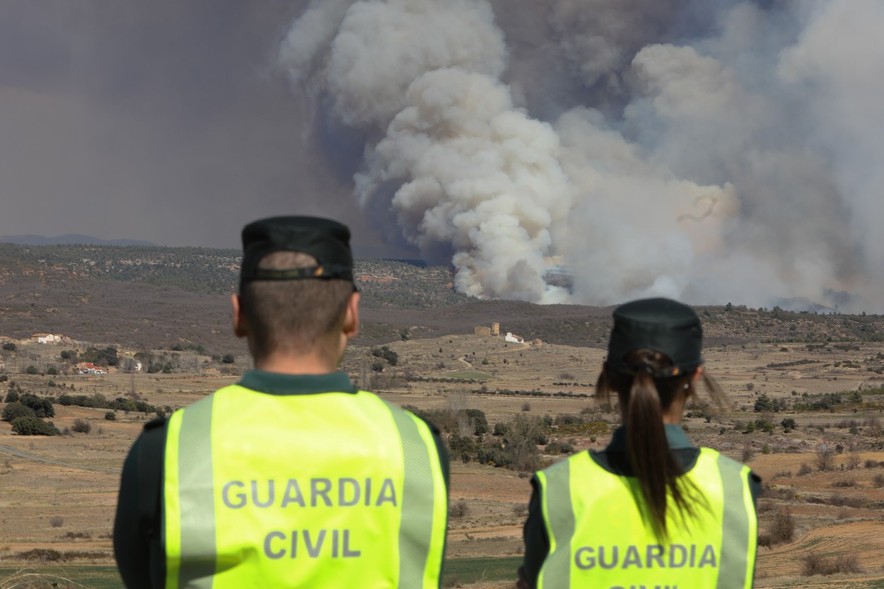Incendiu de proporții în Spania. Trei sate au fost evacuate | GALERIE FOTO - Imaginea 12