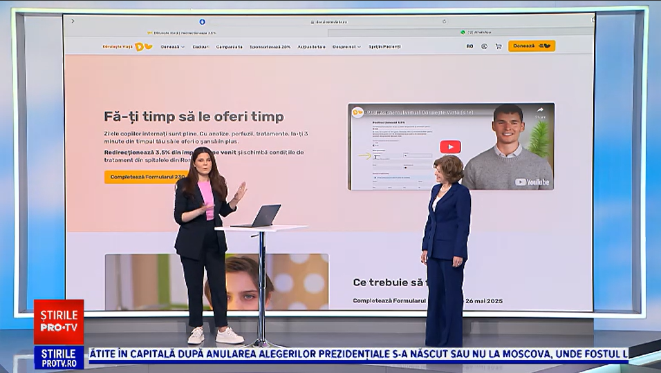 Cum &icirc;i ajută AI pe oameni să completeze formularul pentru redirecționarea a 3,5% din impozitul pe venit la &rdquo;Dăruiește Viață&rdquo;