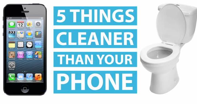 Cat de murdar este telefonul tau mobil. Top 5 obiecte care, in mod neasteptat, sunt mai curate