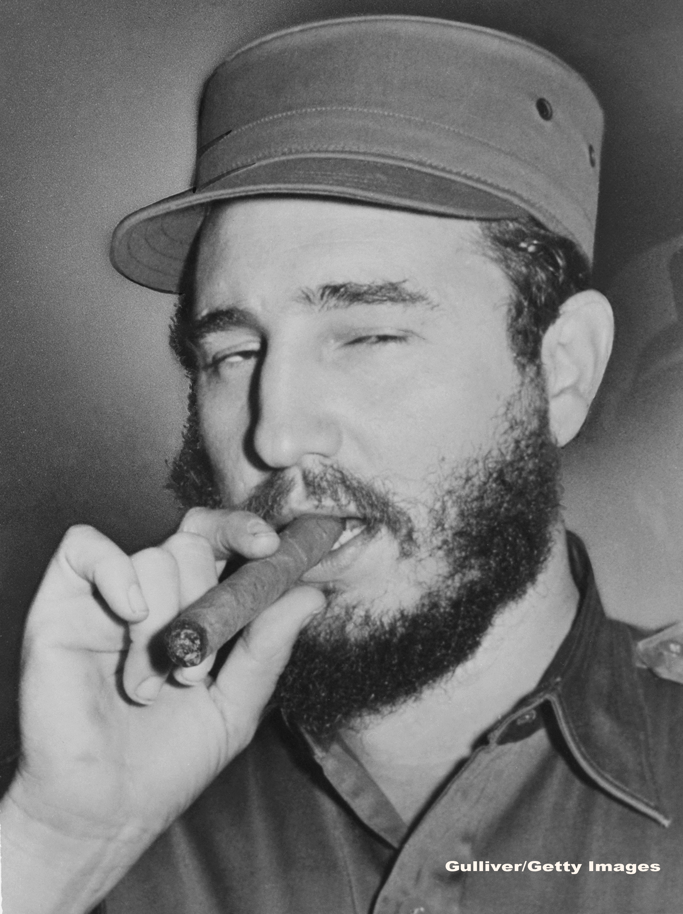 Portretul lui Fidel Castro. 