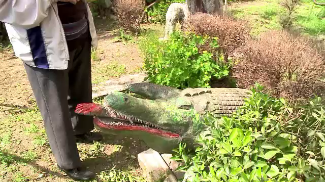 Crocodilul cu mana in gura si statuia lui Vlad Tepes. Cum a 