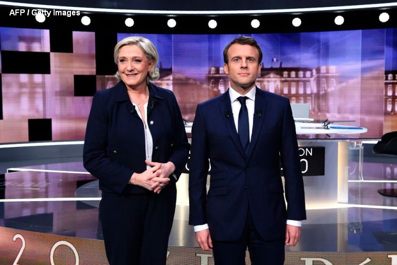 Le Pen l-a sunat cu intarziere pe Macron sa il felicite pentru victoria in alegeri pentru ca nimeni nu avea numarul lui