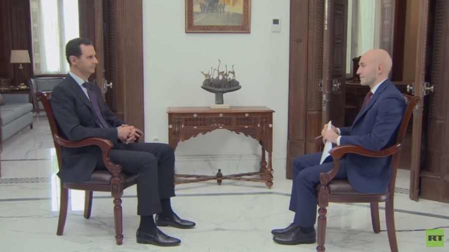 Interviu cu Bashar al-Assad: ”Am fost aproape să avem un conflict direct între forțele Rusiei și cele ale SUA”