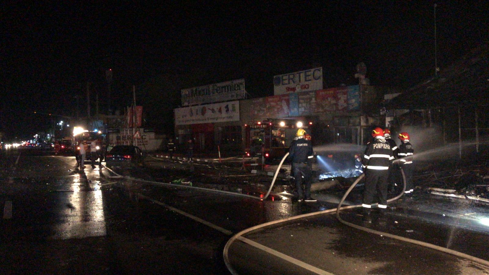 Incendiu la un restaurant în Afumați. O mașină a intrat într-o țeavă de gaze - Imaginea 2
