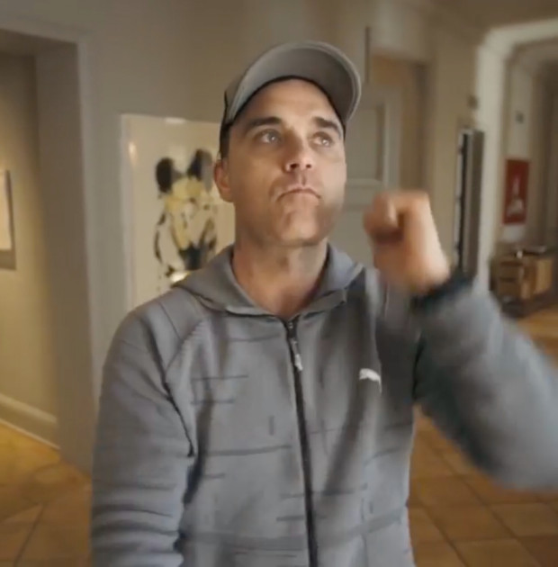 Robbie Williams și-a uimit fanii cu o postare pe Instagram. În ce ipostază a fost surprinsă vedeta. VIDEO - Imaginea 2