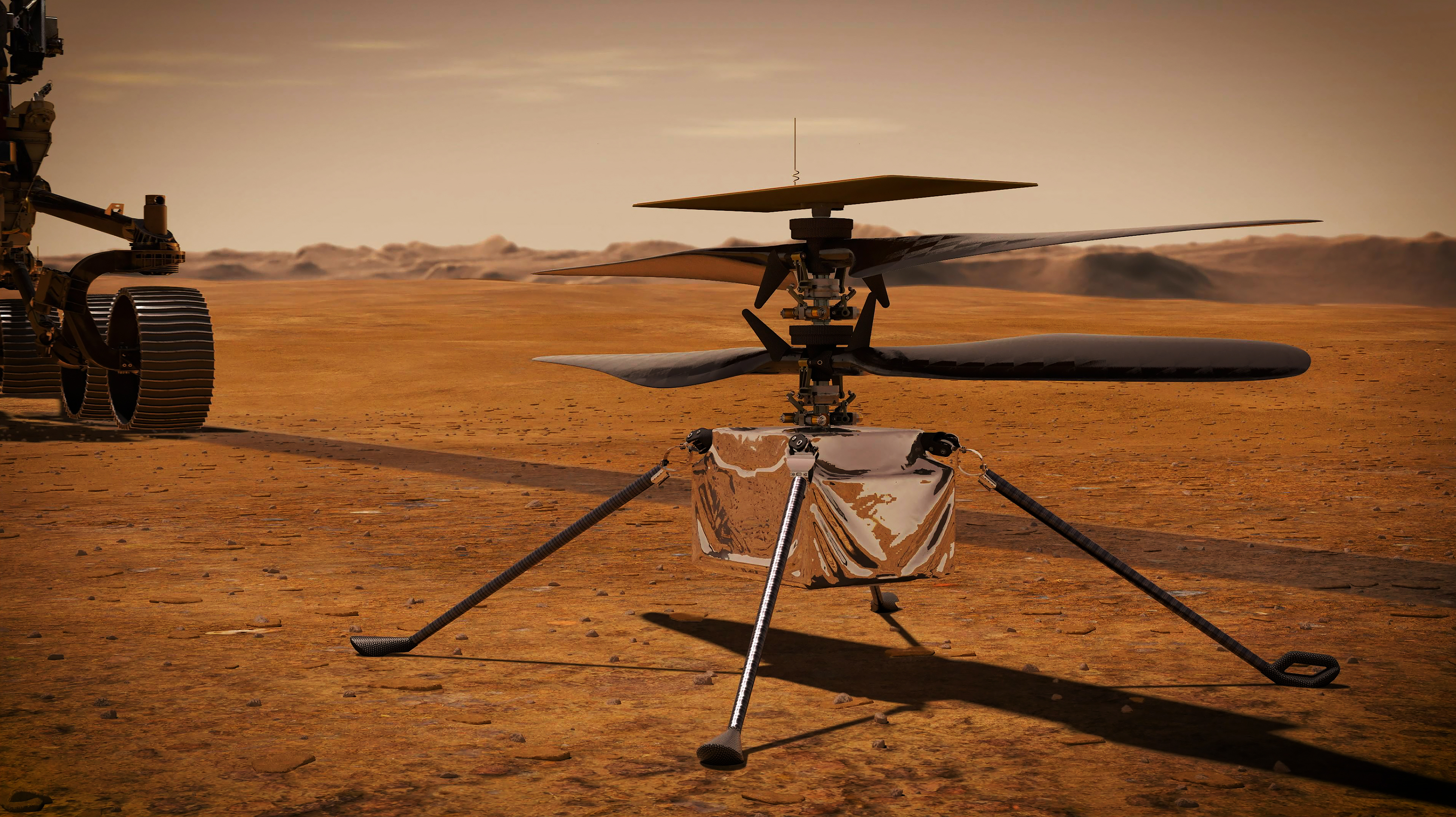 Sunetul mini-elicopterului Ingenuity, aflat pe Marte, înregistrat pentru prima dată. VIDEO