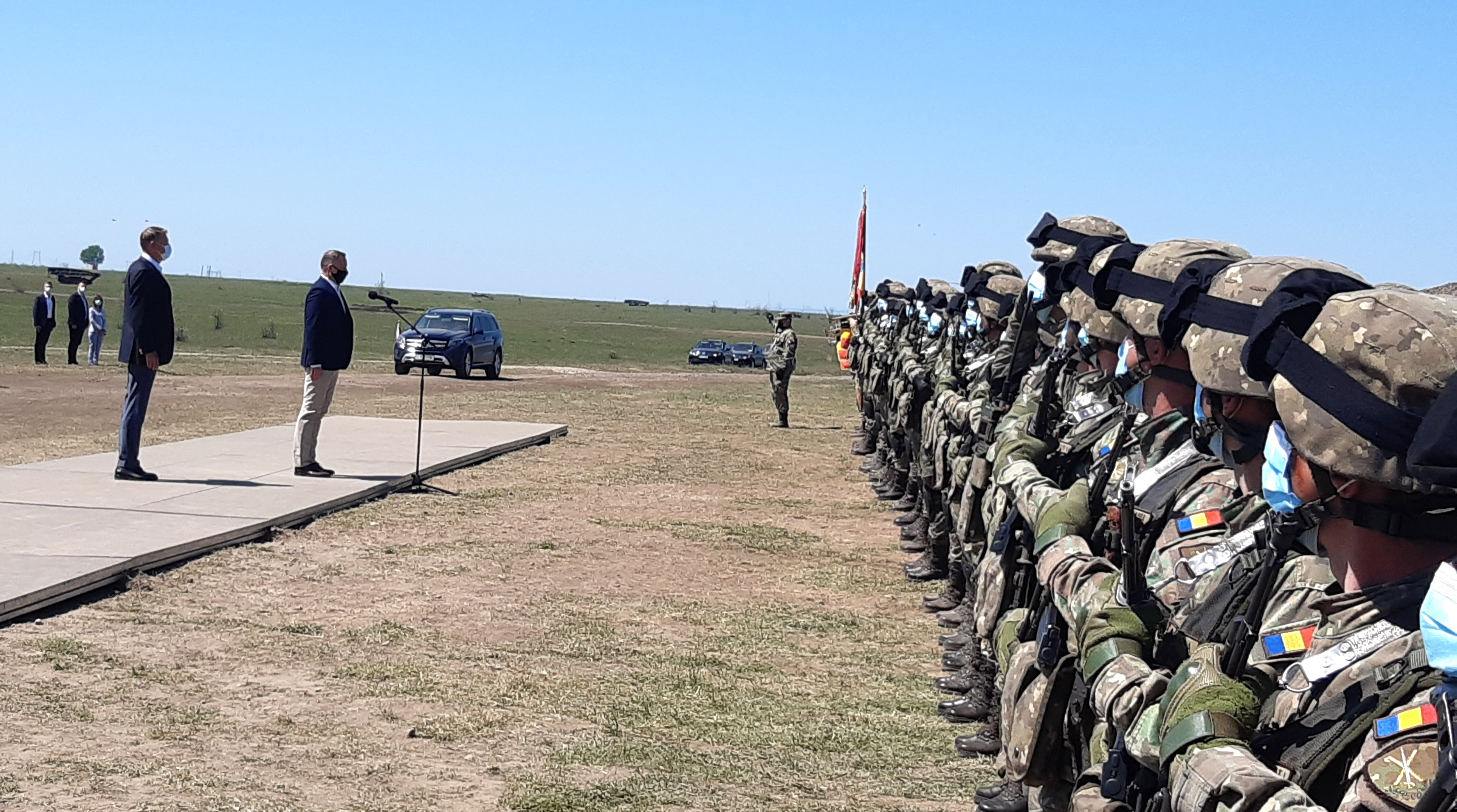 Președintele Iohannis, la exercițiul NATO: Ne pregătim pentru misiuni de luptă de apărare