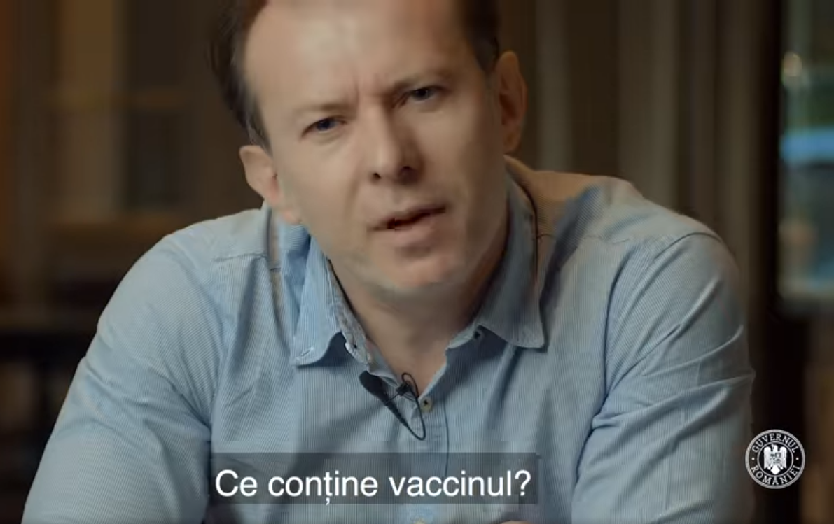 Miniștrii Guvernului Cîțu postează clipuri pe Facebook pentru a încuraja vaccinarea anti Covid-19
