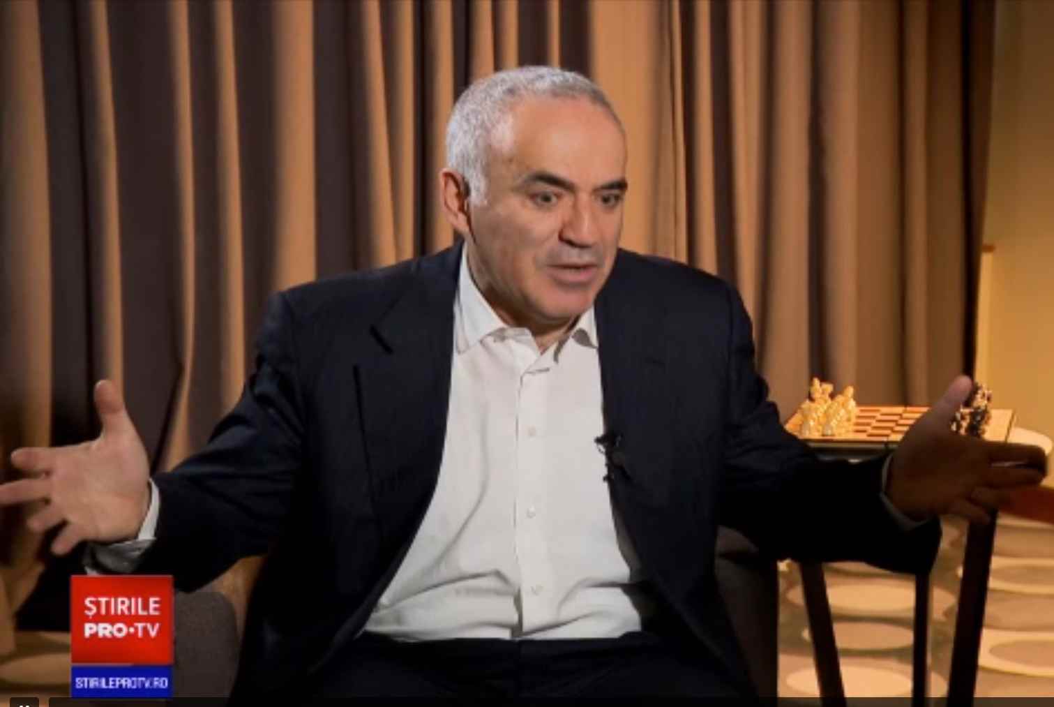 Interviu ȘtirilePROTV cu Garry Kasparov, opozantul lui Putin: „Dacă va muri de cancer, sunt sigur că va fi o știre bună”