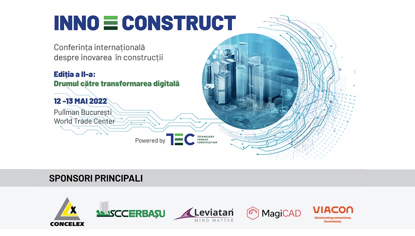 (P) Conferința internațională despre inovarea în construcții. Drumul către transformarea digitală are loc în 12-13 mai