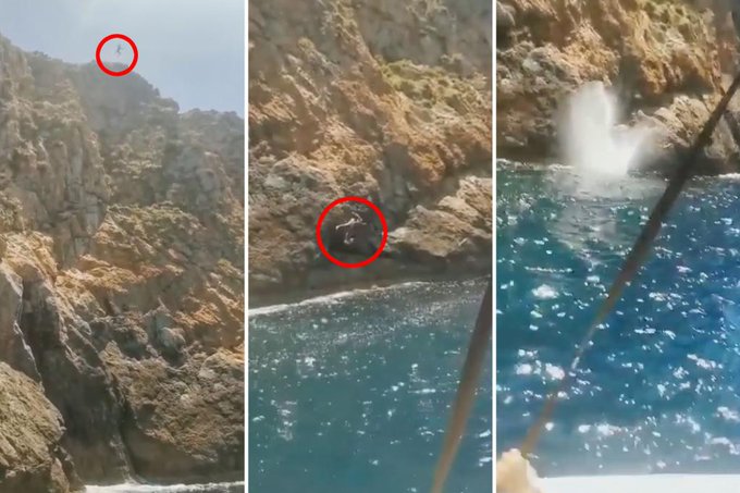 Familia i-a filmat moartea. Un bărbat s-a lovit de o stâncă vrând să sară în apă, în Mallorca