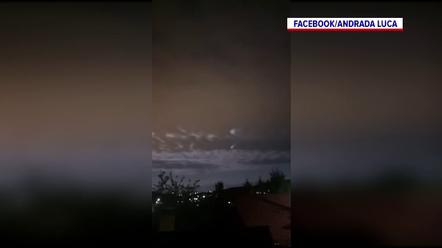 Luminile bizare apărute pe cer după furtunile violente din ultimele 48 de ore