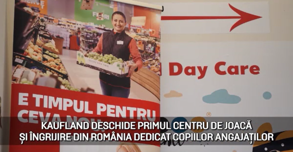 (P) Kaufland deschide primul centru de joacă și îngrijire din România dedicat copiilor angajaților