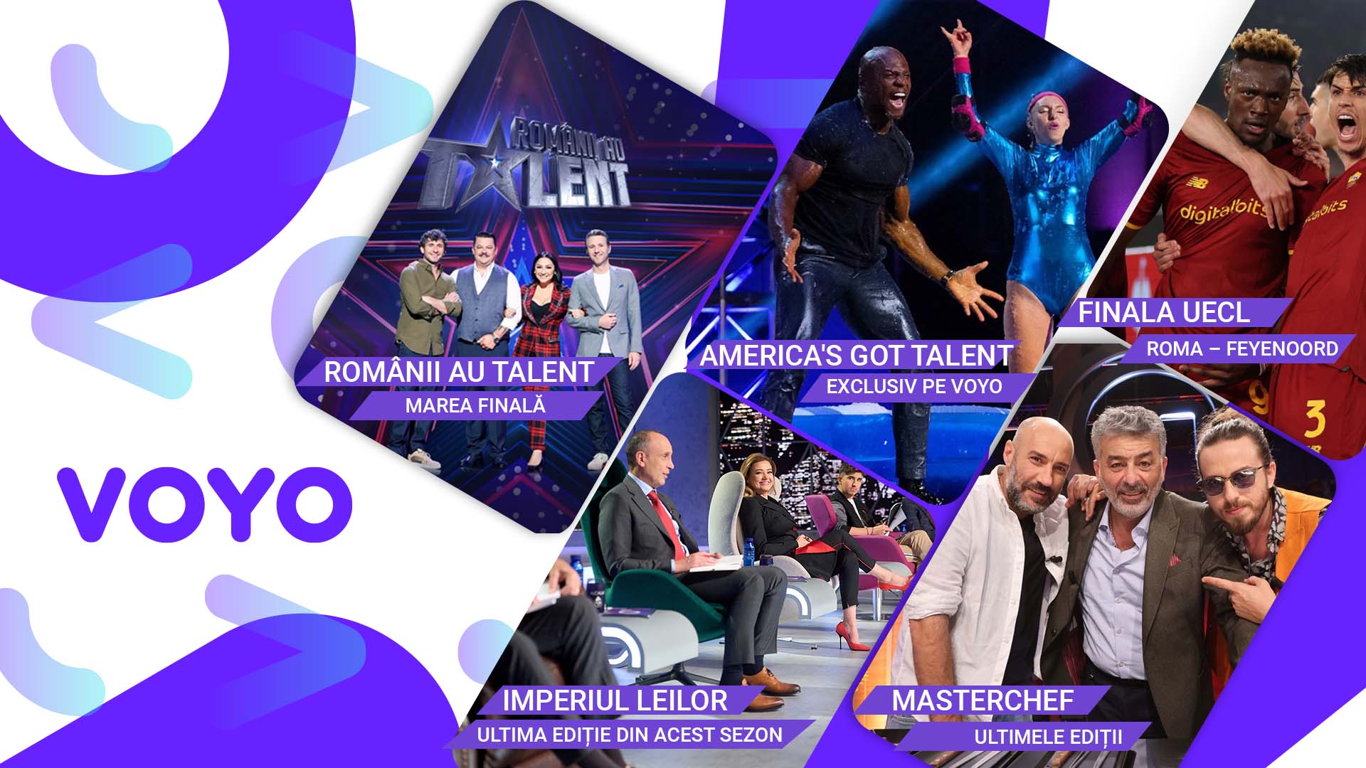 VOYO aduce în România cele mai iubite show-uri și competiții sportive: America’s Got Talent și prima finală Conference League