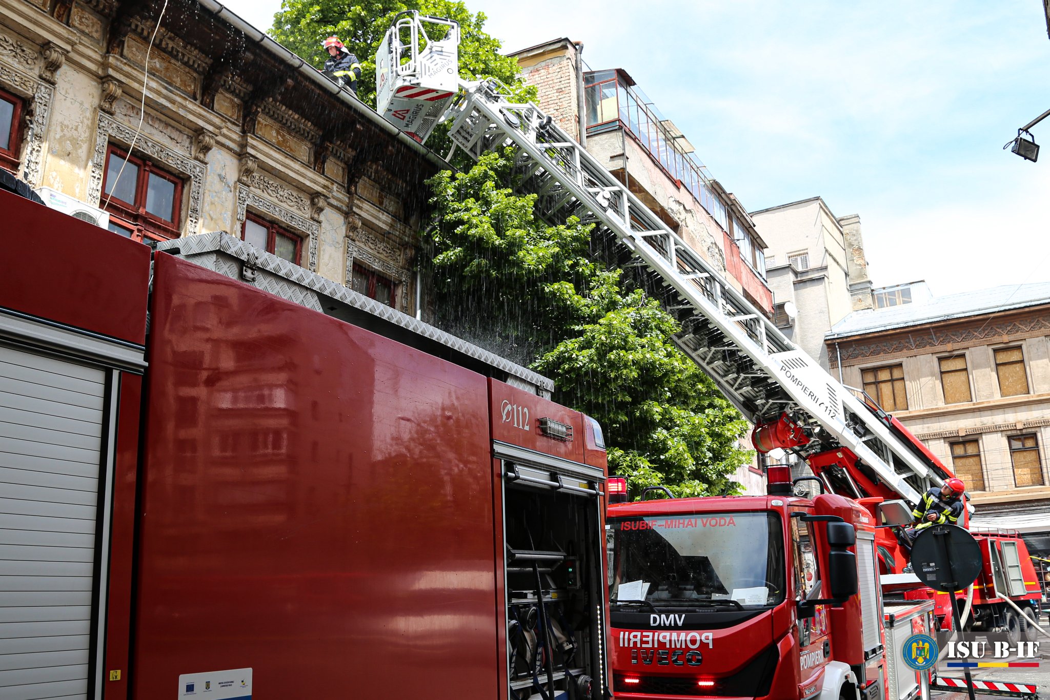 39 de copaci au căzut pe carosabil și pe mașini, în București. A fost emis mesaj RO Alert