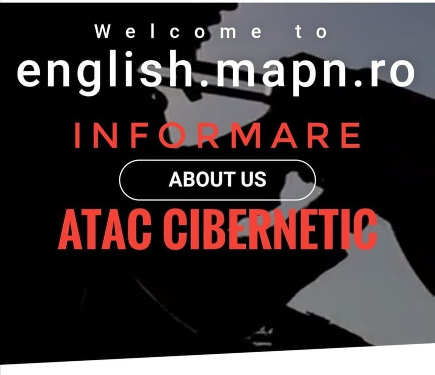Atac cibernetic de tip DDOS asupra versiunii în limba engleză a site-ului MApN, respins de specialiştii români