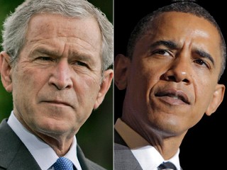Descoperire neasteptata! Barack Obama este varul lui George W. Bush