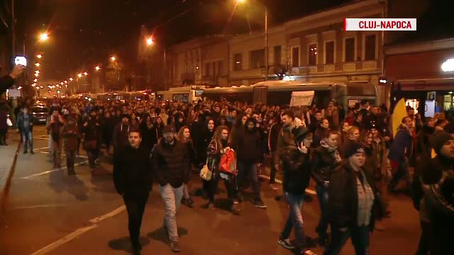 Restrictii de circulatie in Cluj pentru ziua de 22 ianuarie 2017. Mii de oameni vor protesta fata de amnistie si gratiere