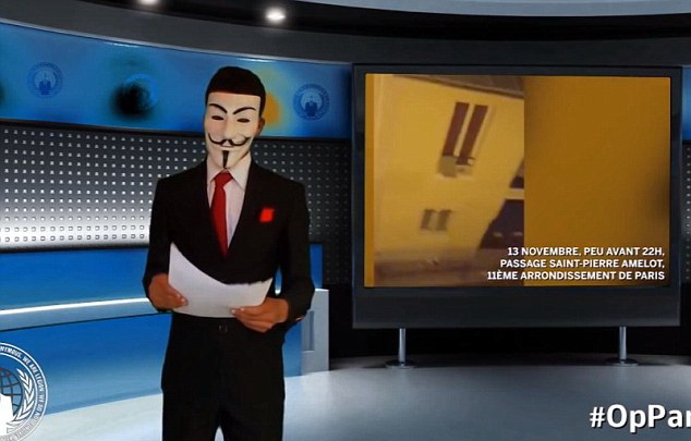 Hackerii de la Anonymous au declarat razboi impotriva Statului Islamic, dupa atacurile din Paris. 