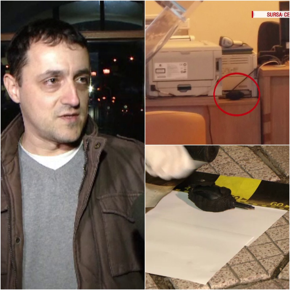 Barbatul care a uitat intr-o banca din Lugoj un dispozitiv ce seamana cu o grenada, amendat. Ce a urmat dupa gestul sau