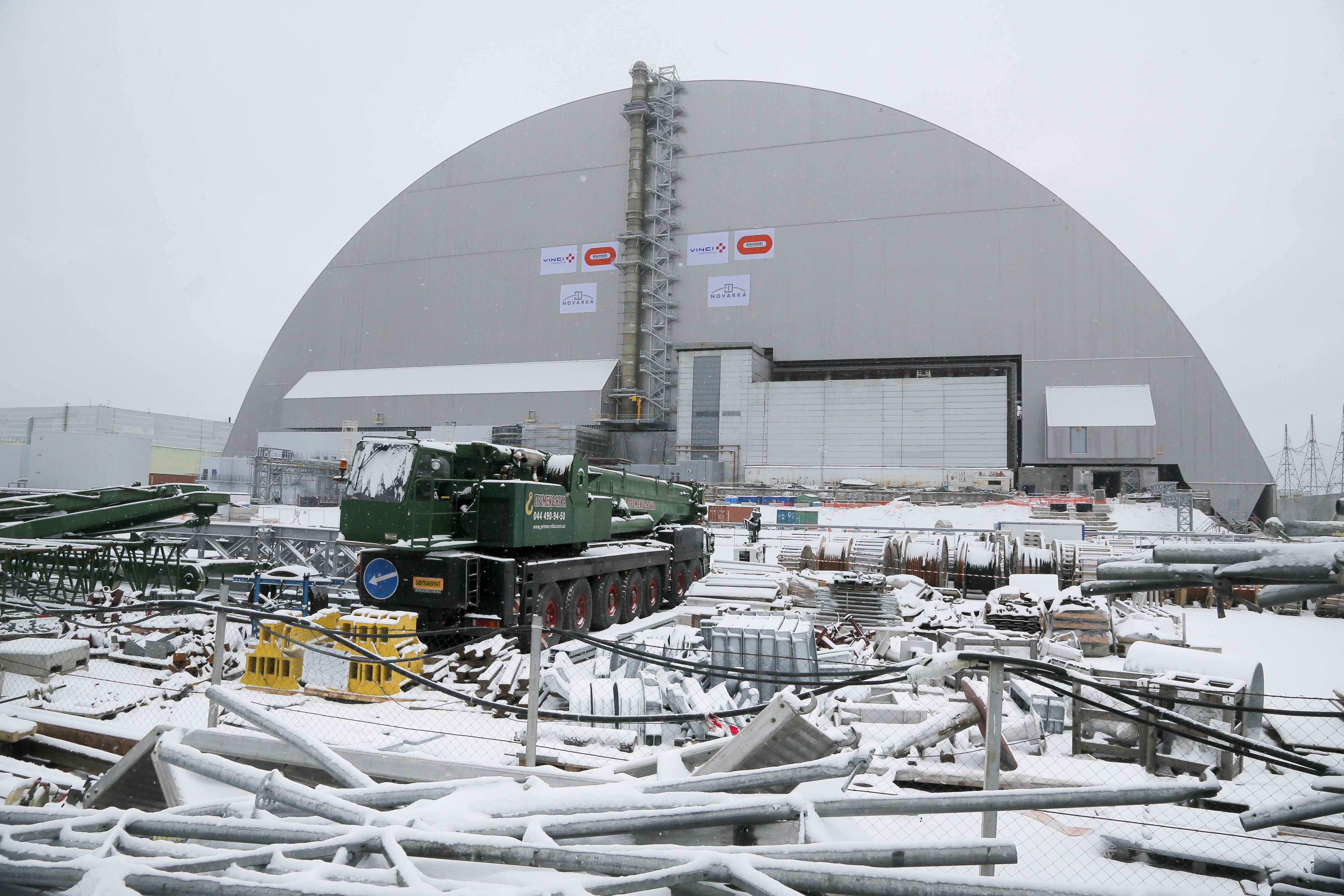 Ucraina a inaugurat domul de otel pus peste reactorul de la Cernobil. Constructia a durat 7 ani si a costat 1.5 mild. de euro