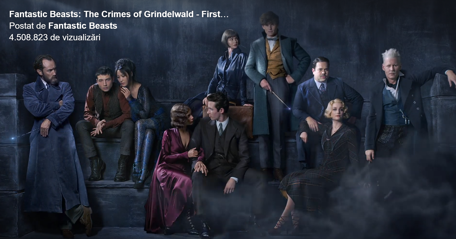 FOTO. Primele imagini cu Jude Law în rolul lui mult iubitului vrăjitor Dumbledore