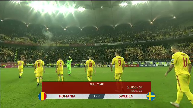 România ratează calificarea directă la EURO. Tricolorii au pierdut 0-2 contra Suediei - Imaginea 6