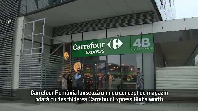 (P) Carrefour România lansează un nou concept de magazin odată cu deschiderea Carrefour Express Globalworth