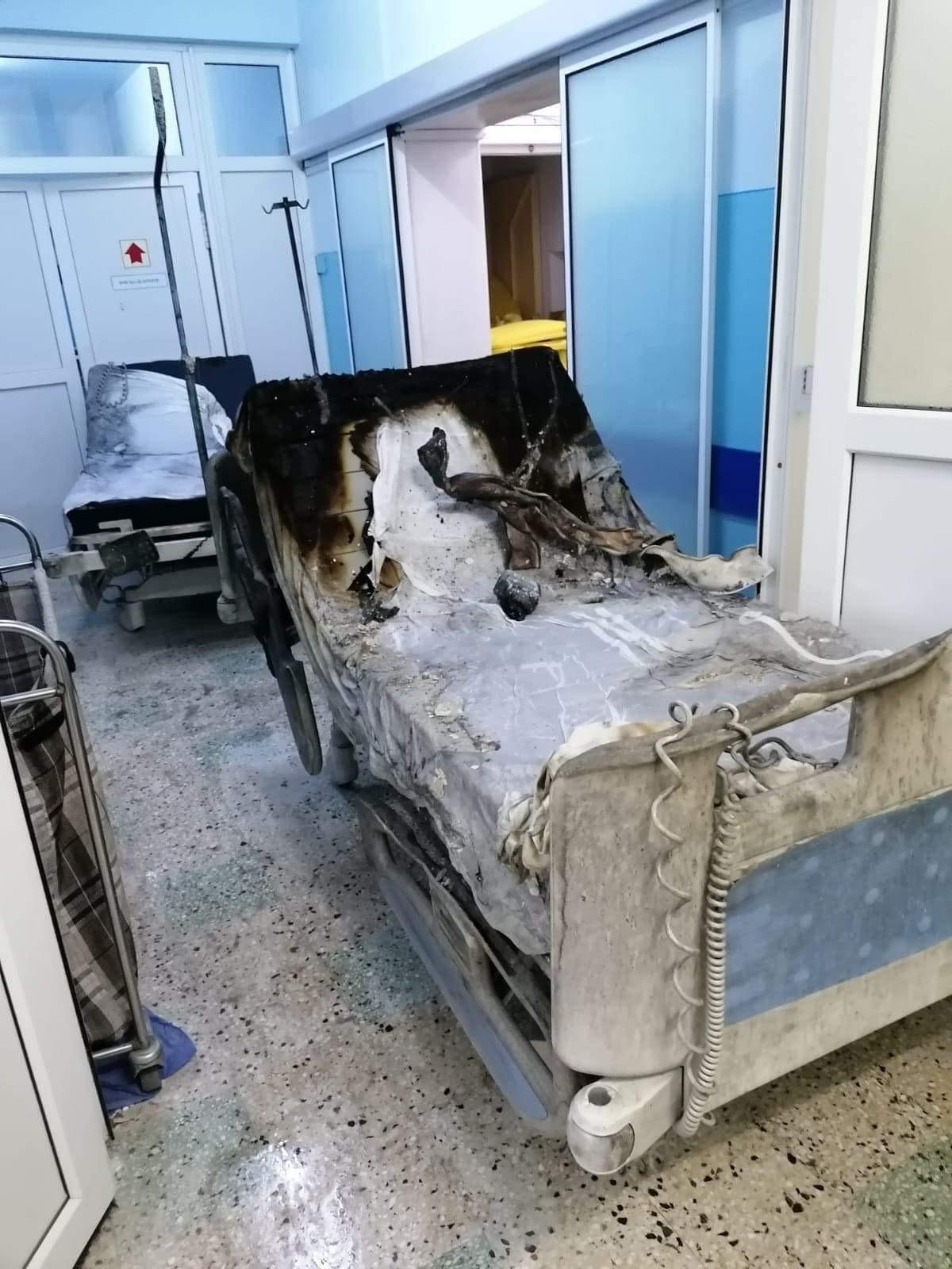 Cum arată secția ATI de la Spitalul Județean Piatra Neamț, unde un incendiu a ucis 10 pacienți bolnavi de Covid-19