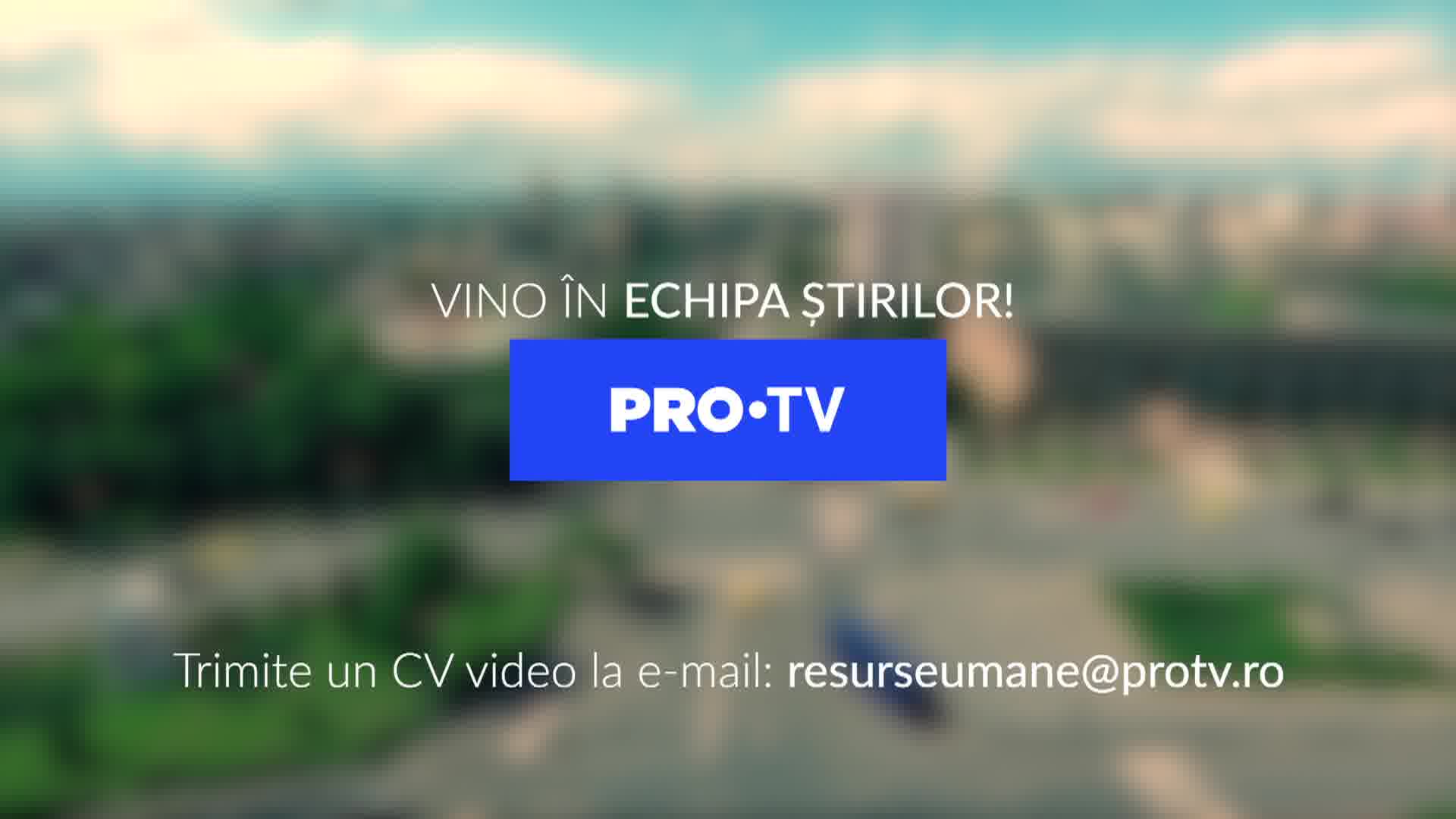 ProTV Iași caută reporterul PROtrivit! Trimite-ne un CV video