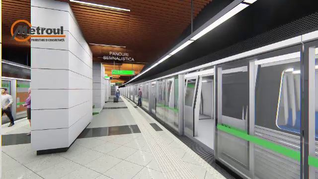 Cum va arăta noua magistrală de metrou spre Jilava. Peroanele stațiilor ar urma să aibă porți automatizate
