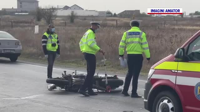 Un motociclist a murit într-un accident rutier pe centura de nord a Craiovei